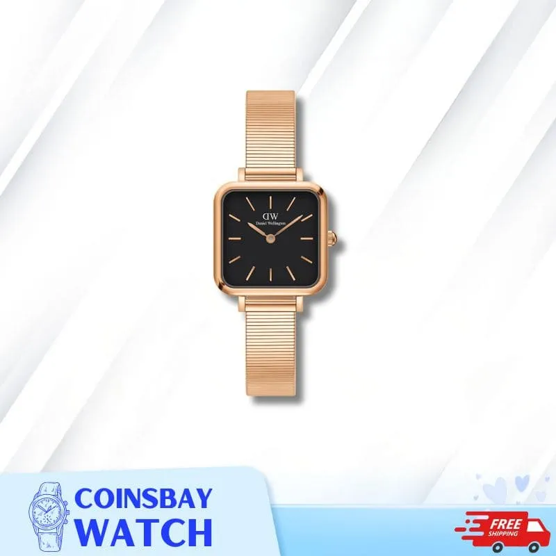 Classic Square Faced DW Watch for Women - Leather Band Edition