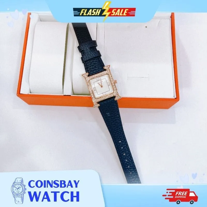 Hermes Women’s Watches Set with Stones - Classic Luxury and Elegance